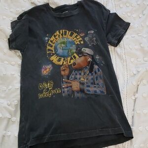 Abercrombie & Fitch soft A&F snoop doggy dog “doggy dog world” graphic tee small